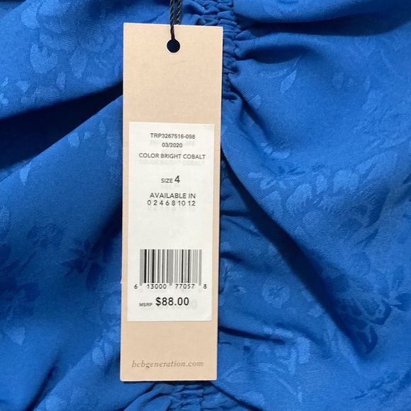 NWT BCBG generation periwinkle size 4 skirt - Picture 5 of 5